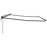 Awning Frame Retractable Anthracite 5 x 3 m Powder-coated Steel 42002539