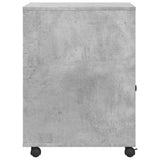 Printer Stand with Wheels Concrete Grey 60x50x67 cm 840628
