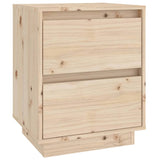 Bedside Cabinets 2 pcs 40x35x50 cm Solid Wood Pine 813316