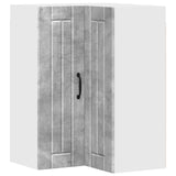 Wall Corner Cabinet LUCCA Concrete Grey 57 x 57 x 80 cm 885078