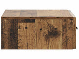 Wall-Mounted Bedside Cabinet Old Wood 49 x 34.5 x 20 cm 898971