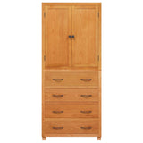 Storage Furniture Set with Drawer 2 pcs Natural 80 x35 x 185 cm 3328627