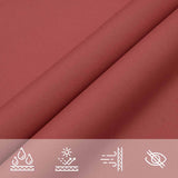 Sun Shade Sail Terracotta 7x5x5 m 100% Polyester Oxford 42002280