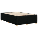 Bed Frame without Mattress Black Double Fabric 3285039