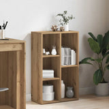 Book Cabinet Artisan Oak 50x25x80 cm Engineered Wood 855781