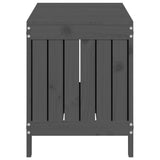 Garden Storage Box Grey 108x42.5x54 cm Solid Wood Pine 823831
