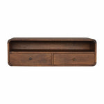 Floating Chestnut Open Console IN1229