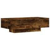 ZNTS Coffee Table Smoked Oak 100x49.5x31 cm Engineered Wood 833893