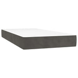 Pocket Spring Bed Mattress Medium Dark Grey 100x190x20 cm Twin 347860