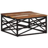 Coffee Table 68x68x35 cm Solid Reclaimed Wood 330075