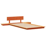 Bed Frame Brown 80 x 200 cm Wood 872421