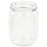 Glass Jam Jars with White and Red Lid 96 pcs 230 ml 50799