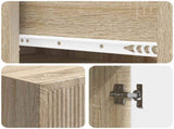 Cabinet Set 2 pcs 33 x 34.5 x 90 cm Engineered Wood 3416387