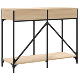 Console Table Sonoma Oak 100x39x78.5 cm Engineered Wood 835485
