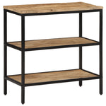 Console Table 70x35x70 cm Solid Rough Wood Mango 374072