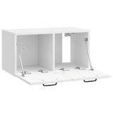 Wall-Mounted TV Cabinet High Gloss White 59.5 x 31 x 30 cm 899389