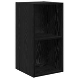 TV Cabinet Set Black Oak 37 x 37 x 107 cm Engineered Wood 3393364