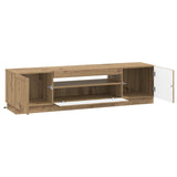 LED TV Cabinet Artisan Oak Engineered Wood 897794