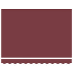 Retractable Awning Manual Burgundy Red 300x250 cm Fabric 3329955