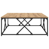 Coffee Table Artisan Oak 100 x 100 x 40 cm Engineered Wood 882770
