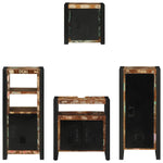 Bathroom Furniture Set 4 pcs Multicolour Solid Reclaimed Wood 3305657