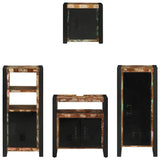 Bathroom Furniture Set 4 pcs Multicolour Solid Reclaimed Wood 3305657