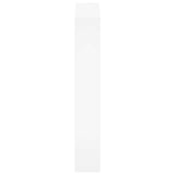 243048 Shoe Cabinet 3-Layer Mirror White 63x17x102,5 cm
