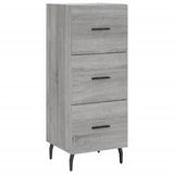 Highboard Grey Sonoma 34,5x34x180 cm Engineered Wood 3198871