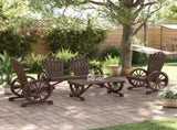 4 Piece Garden Lounge Set Solid Wood Fir 3207126