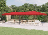 Folding Party Tent Red 3x6 m 93541