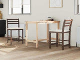 Dining Chairs 2 pcs Light Brown 40 x 47.5 x 99.5 cm 42020465