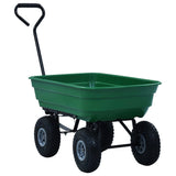 Garden Tipping Hand Cart 300 kg 75L Green 145507