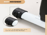 Folding and Quiet Exercise Bike with 8-Level Magnetic Resistance and Heart Rate Sensor, for Home T3398P349171