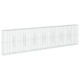 Gabion Basket with Cover 800x50x200 cm Galvanised Iron 3295173