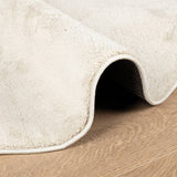 ZNTS Rug OVIEDO Short Pile Beige Ø 120 cm 375501