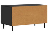 Bedside Cabinet Black 62 x 34.5 x 47.5 cm Engineered Wood 894776