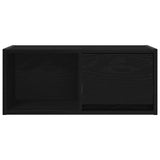 TV Cabinets 2 pcs Black Oak 60x31x25.5 cm Engineered Wood 861439