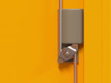 Storage Cabinet Mustard Yellow 90 x 40 x 70 cm Steel 891637