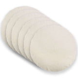 Cushion Cover 6 pcs HEERLEN Cream 60 cm Boucl 922944