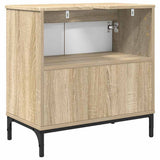 Bathroom Sink Cabinet with Door Sonoma Oak 60.5 x 33.5 x 61 cm 883416