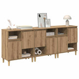 Sideboards 3 pcs Artisan Oak 60 x 35 x 70 cm Engineered Wood 3415576