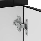 Kitchen Base Cabinet Porto Black Engineered Wood 853938