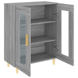 Sideboard Grey Sonoma 69.5x34x90 cm Engineered Wood 817334
