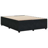 Bed Frame without Mattress Black 140x190 cm Velvet 3285008