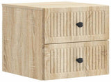 Wall-Mounted Bedside Cabinet Sonoma Oak 33 x 34.5 x 40 cm 897959