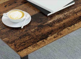 Coffee Table Old Wood 100 x 100 x 45 cm Engineered Wood 892588