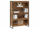 Book Cabinet 2 pcs Old Wood 80 x 30 x 155 cm Engineered Wood 3403008