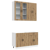 Kitchen Unit PORTO 4 pcs Artisan Oak Engineered Wood 3438354