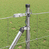 Welded Wire Fence with Concrete Base 50 x 0.8 m 3351528