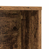 Desk with Shelf Old Wood 91 x 50 x 149 cm Engineered Wood 869264